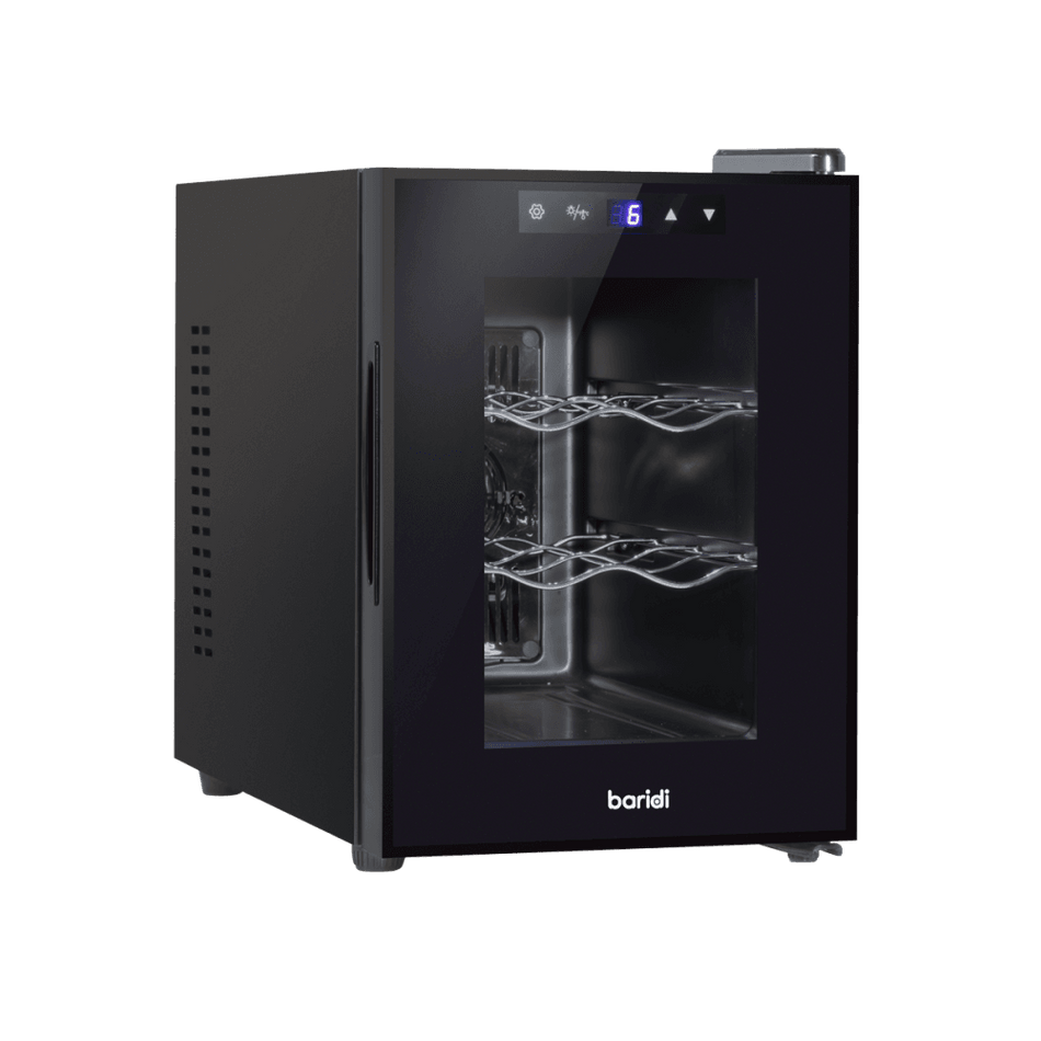 Baridi 6 Bottle Tabletop Wine Fridge & Cooler Model No- DH217
