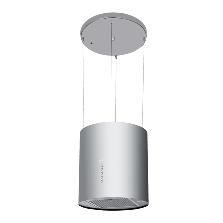 Baridi Round Island Cooker Hood 35cm - Stainless Steel Model No- DH220