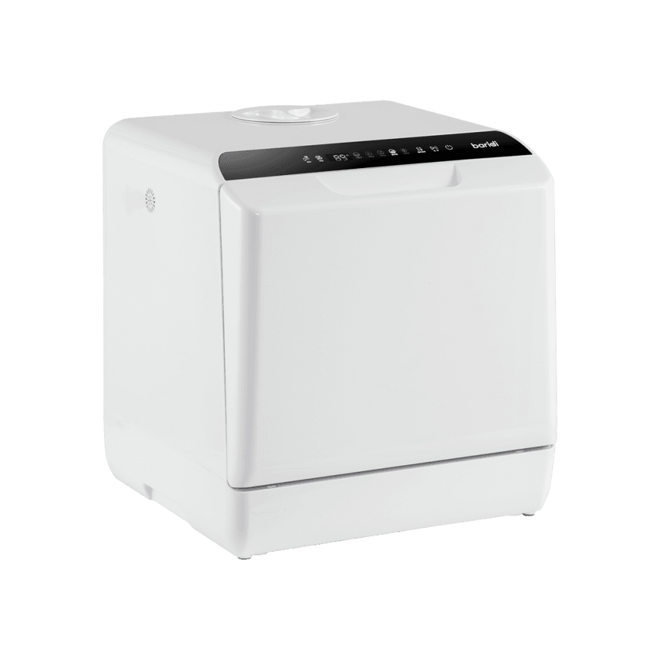 Baridi 2-4 Place Settings Mini Portable Tabletop Dishwasher, 5 Wash Functions Model No- DH224A