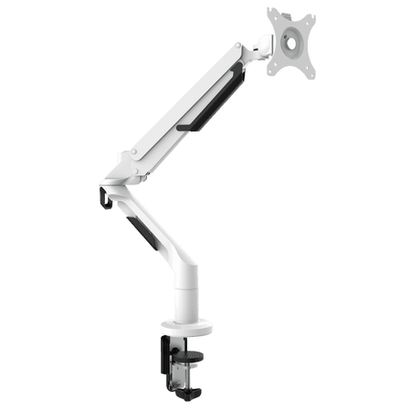 Dellonda Adjustable Single Monitor Arm with 360 Rotation - White Model No- DH26