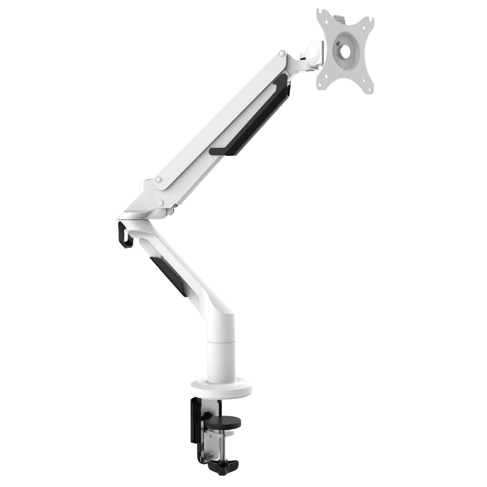 Dellonda Adjustable Single Monitor Arm with 360 Rotation - White Model No- DH26