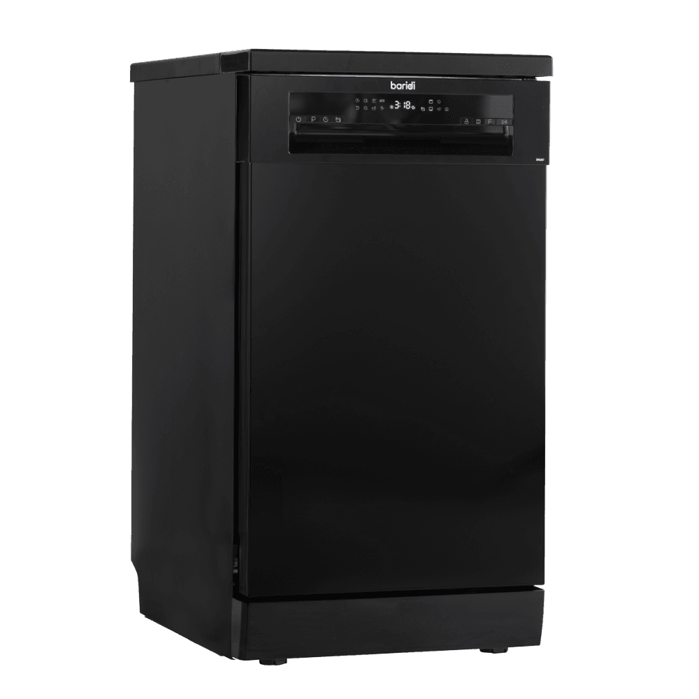 Baridi Slimline Freestanding Dishwasher 45cm Wide 10 Place Settings - Black Model No- DH267