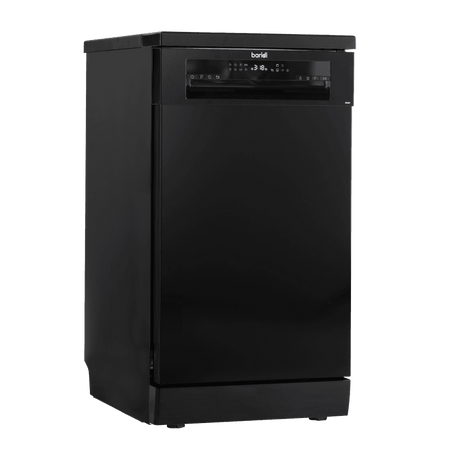 Baridi Slimline Freestanding Dishwasher 45cm Wide 10 Place Settings - Black Model No- DH267