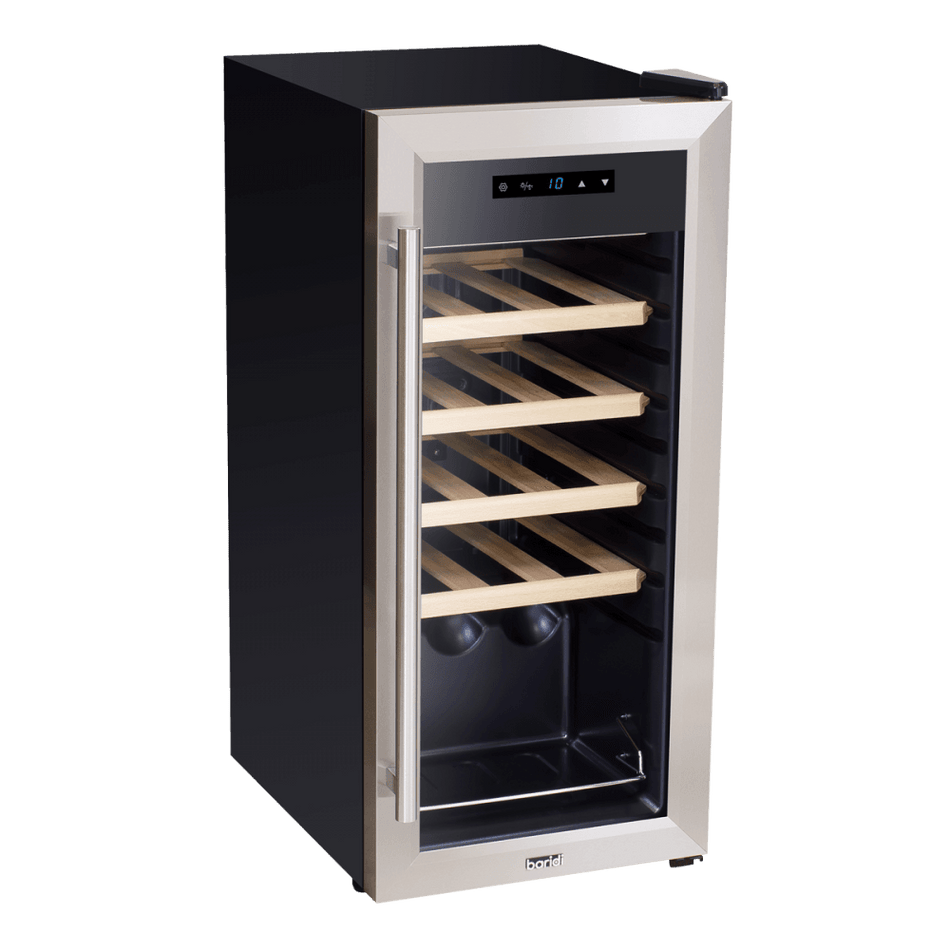 Baridi 18 Bottle Wine Fridge & Cooler - Stainless Steel Model No- DH29