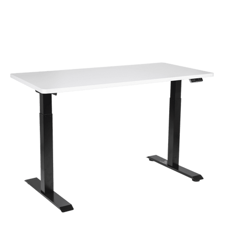 Dellonda White Electric Height Adjustable Standing Desk, 1400 x 700mm Dual Motor 100kg Model No- DH32