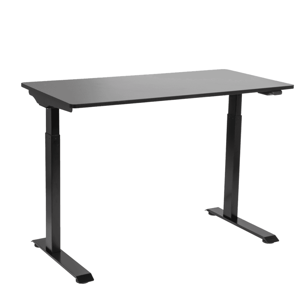 Dellonda Single Motor Ultra-Quiet Adjustable-Height Electric Sit/Stand Desk - Black Desktop Model No- DH55