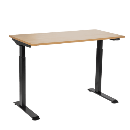 Dellonda Single Motor Ultra-Quiet Adjustable-Height Electric Sit/Stand Desk - Oak Desktop Model No- DH66