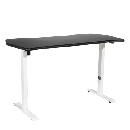 Dellonda Single Motor Ultra-Quiet Adjustable-Height Electric Sit/Stand Desk - Carbon Fibre Effect Desktop Model No- DH70