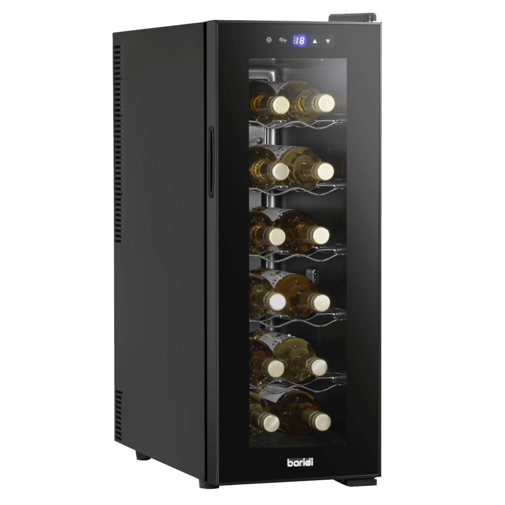 Baridi 12 Bottle Wine Fridge & Cooler - Black Model No- DH73
