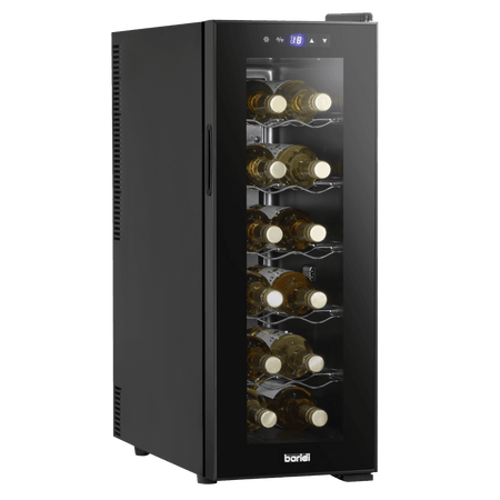 Baridi 12 Bottle Wine Fridge & Cooler - Black Model No- DH73