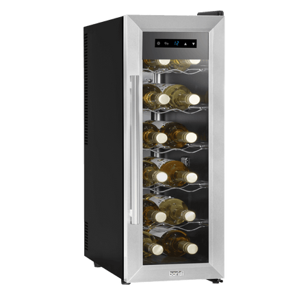 Baridi 12 Bottle Wine Fridge & Cooler - Stainless Steel Model No- DH74