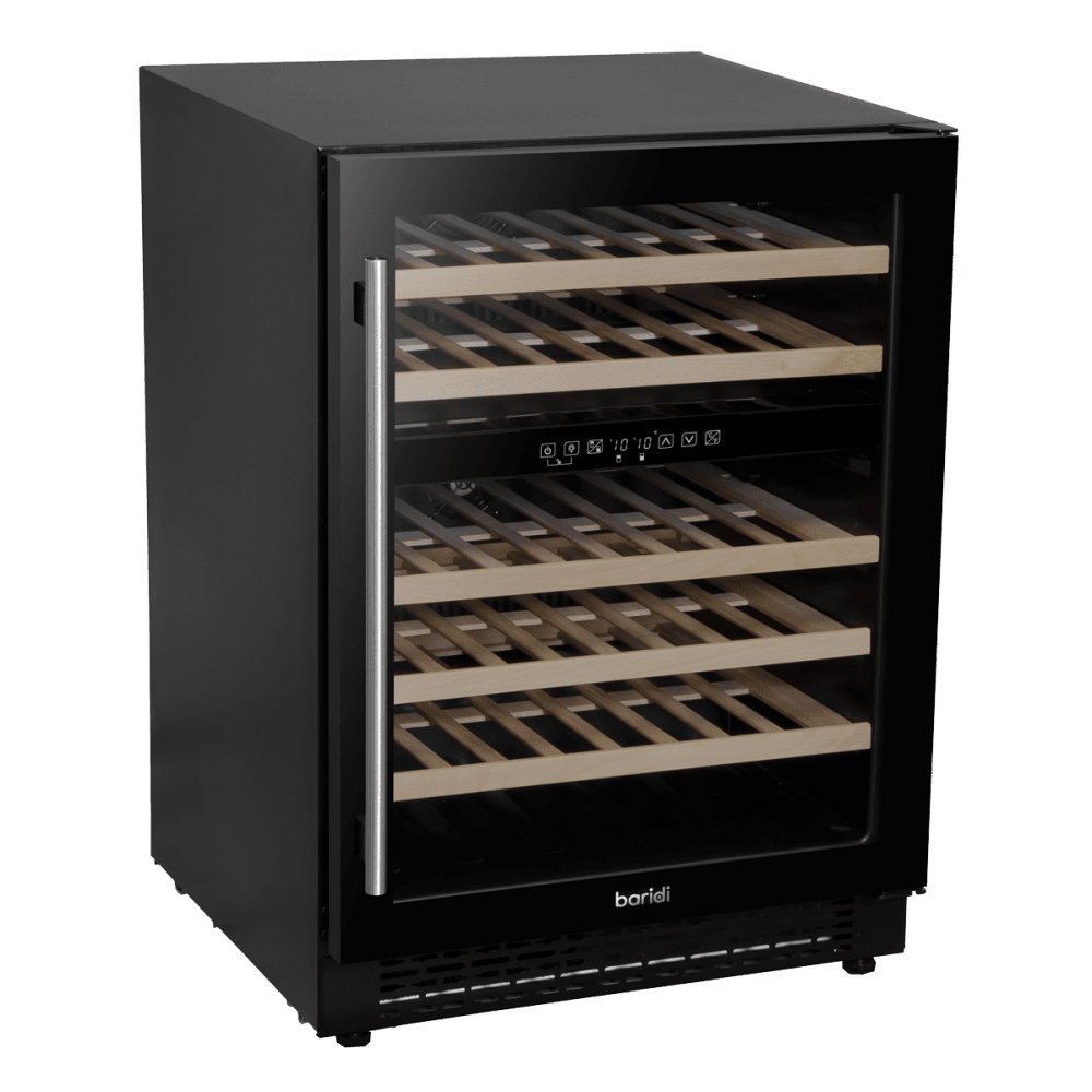 Baridi 46 Bottle Under-Counter/Freestanding Dual Zone Fridge & Cooler 60cm Model No- DH79
