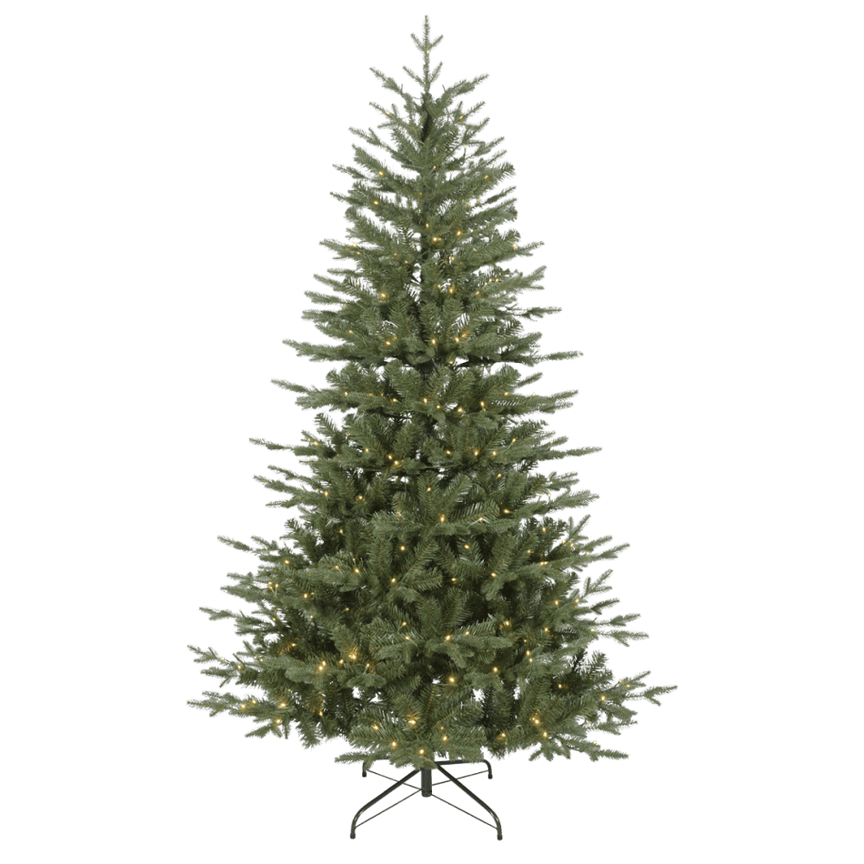 Dellonda Pre-Lit Hinged Christmas Tree with 190 Warm White LED Lights 5ft(150cm) Model No- DH80