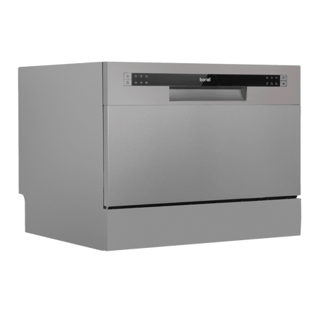 Baridi Tabletop Dishwasher 6 Place Settings 6.5L Capacity - Silver Model No- DH84