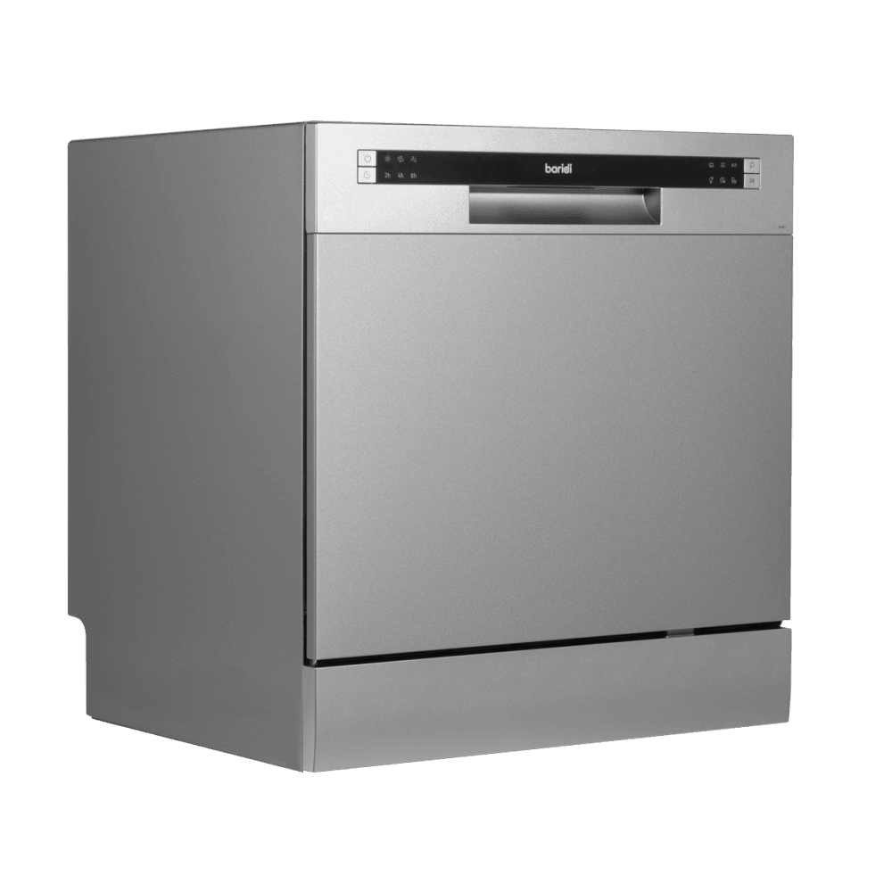 Baridi Tabletop Dishwasher 8 Place Settings 8L Capacity - Silver Model No- DH87