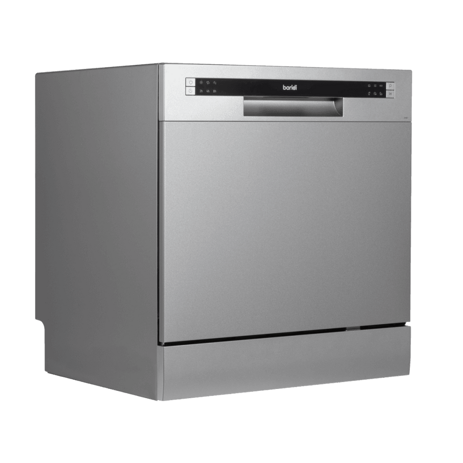 Baridi Tabletop Dishwasher 8 Place Settings 8L Capacity - Silver Model No- DH87