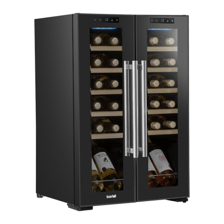 Baridi 24 Bottle Dual Zone Wine Fridge & Cooler Model No- DH97
