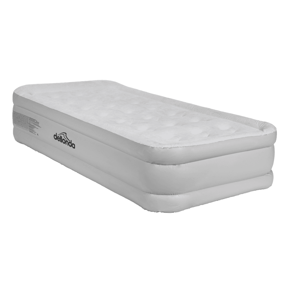 Dellonda Raised Air Bed with Removable Electric Pump & Storage Bag - Single Model No- DL144