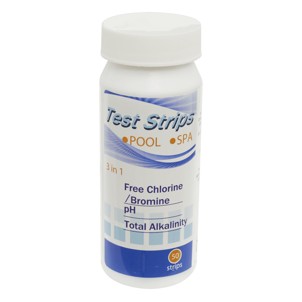 Dellonda 3-in-1 Chlorine, PH & Alkalinity Test Strips x50 Strips - Pack of 1 Model No- DL32