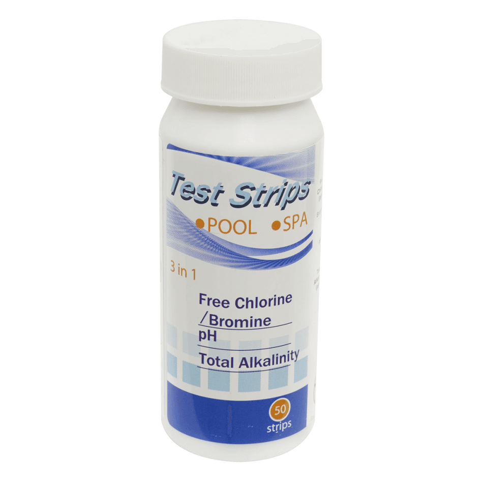 Dellonda 3-in-1 Chlorine, PH & Alkalinity Test Strips x50 Strips - Pack of 1 Model No- DL32