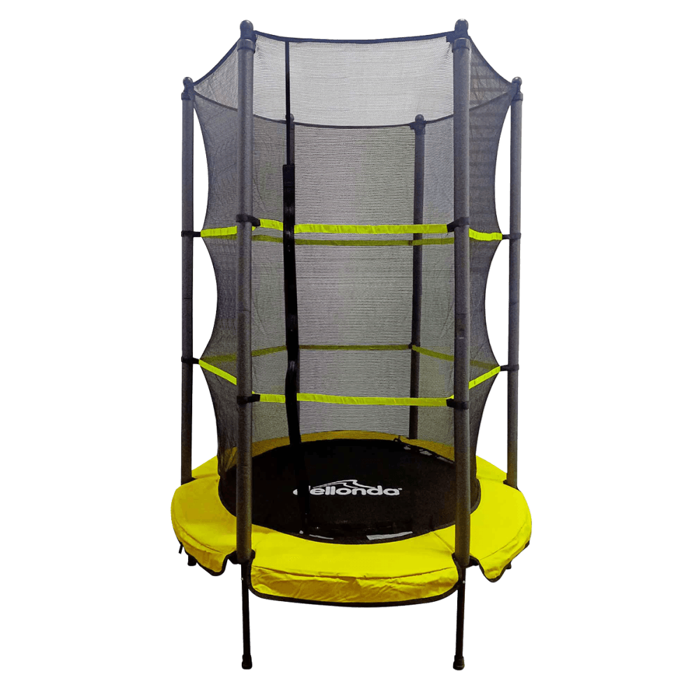 Dellonda Mini Trampoline with Safety Enclosure Net 4.6ft Model No- DL65