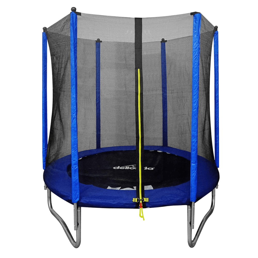 Dellonda Heavy-Duty Outdoor Trampoline with Safety Enclosure Net 6ft Model No- DL66