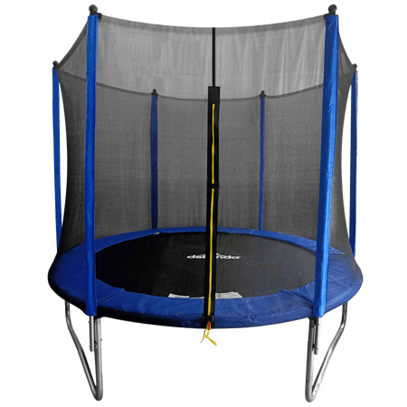 Dellonda Heavy-Duty Outdoor Trampoline with Safety Enclosure Net 8ft Model No- DL67