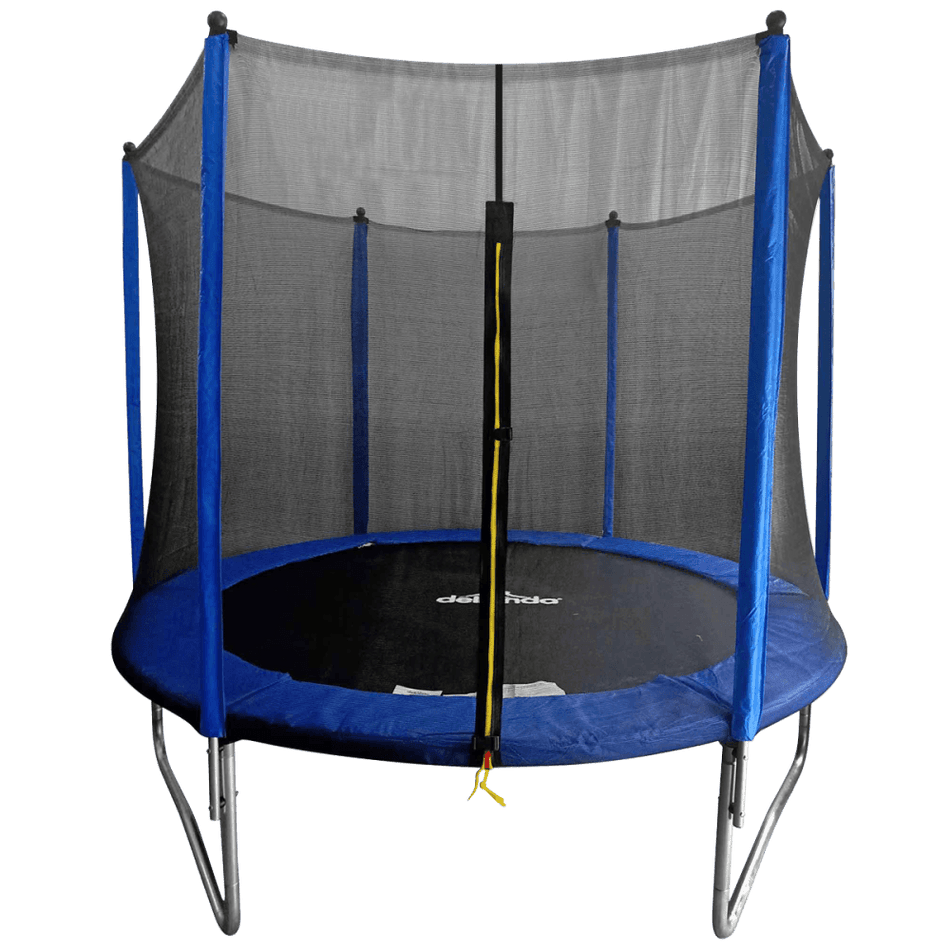 Dellonda Heavy-Duty Outdoor Trampoline with Safety Enclosure Net 8ft Model No- DL67