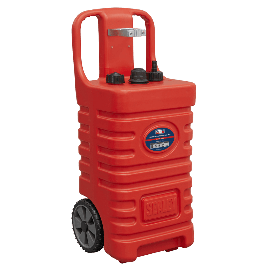 Mobile Dispensing Tank 55L - Red : Model No- DT55R