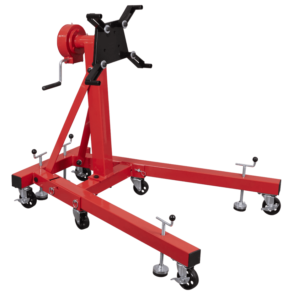 Folding 360Â¶Ã´Ã‡Ã¯Â¶Ã´Ã‡Ã¦ Rotating Engine Stand with Geared Handle Drive 680kg Capacity Model No- ES680D