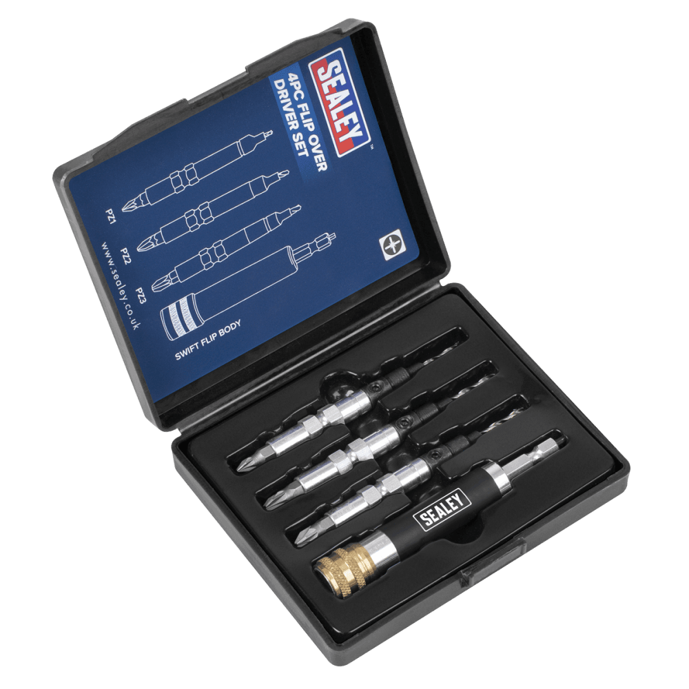 Flip-Over Drill/Driver Set 4pc Model No- FDS4