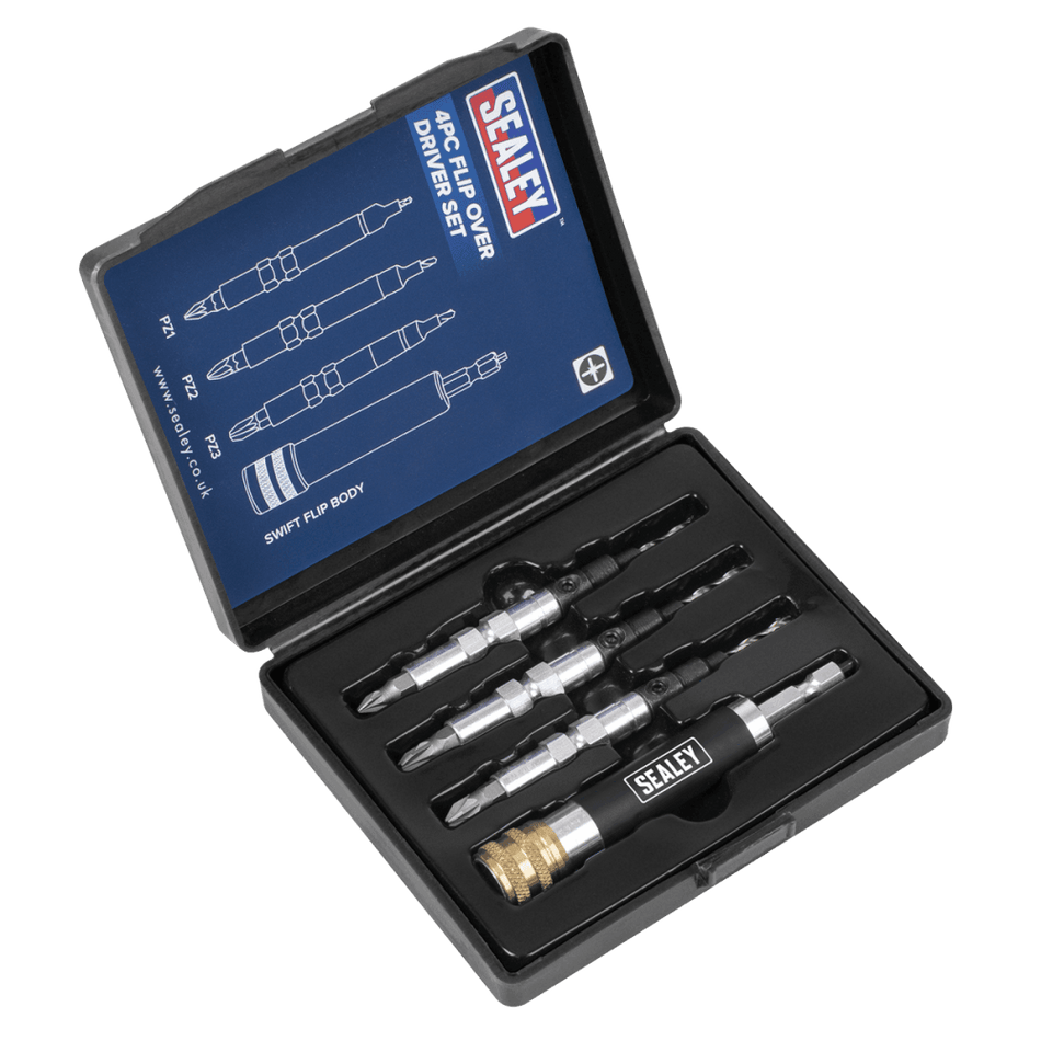 Flip-Over Drill/Driver Set 4pc Model No- FDS4