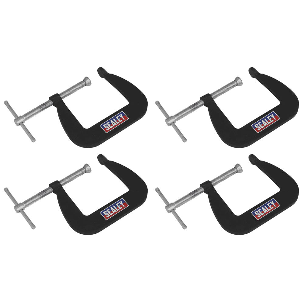 Junior C-Clamp Set 64 x 64mm 4pc Model No- GCC01