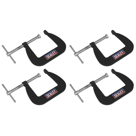 Junior C-Clamp Set 64 x 64mm 4pc Model No- GCC01