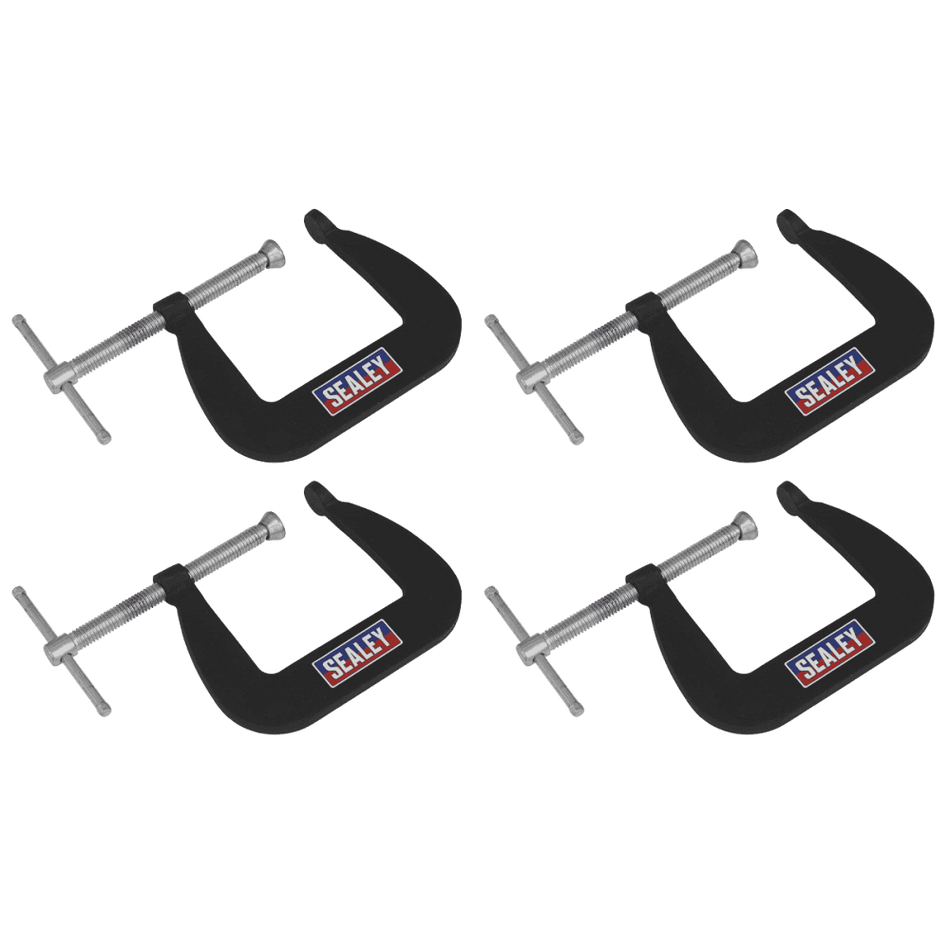 Junior C-Clamp Set 64 x 64mm 4pc Model No- GCC01