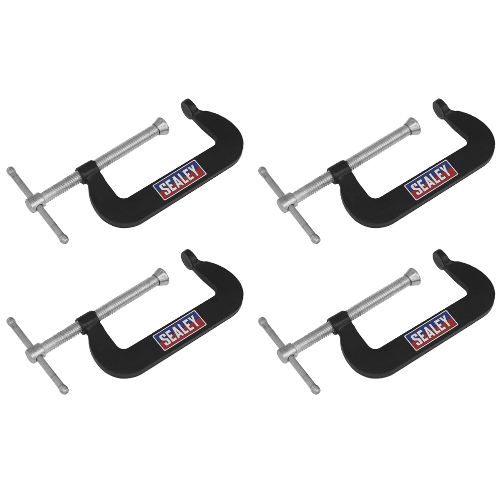 Junior C-Clamp Set 76 x 35mm 4pc Model No- GCC02