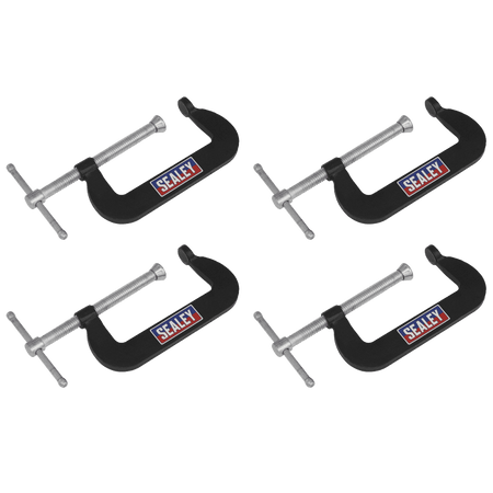 Junior C-Clamp Set 76 x 35mm 4pc Model No- GCC02