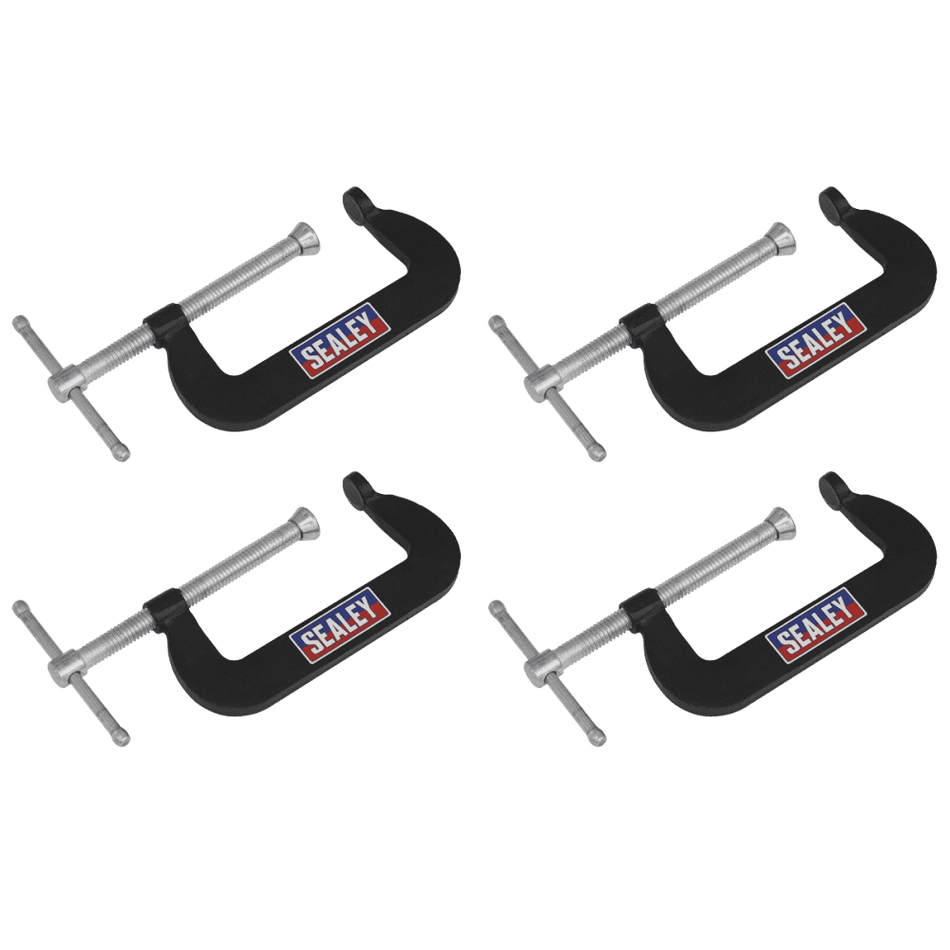 Junior C-Clamp Set 76 x 35mm 4pc Model No- GCC02