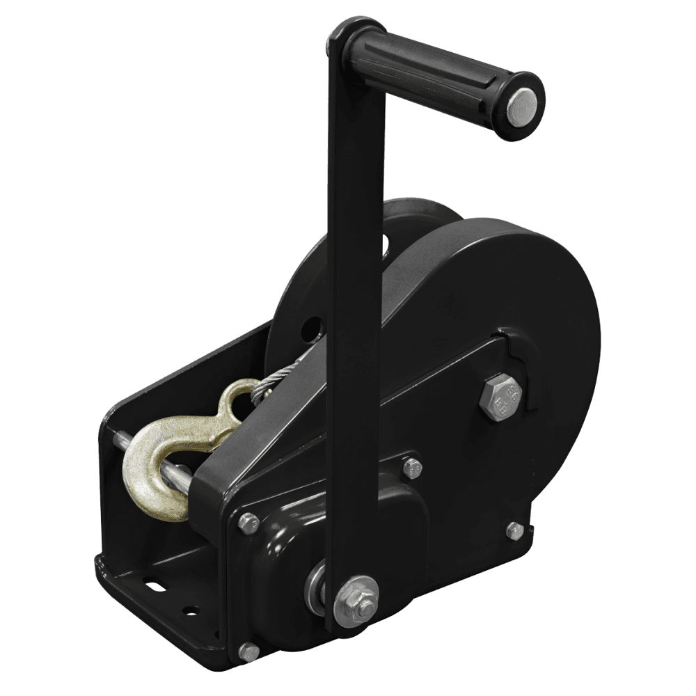 Geared Hand Winch with Brake & Cable 1130kg Capacity Model No- GWC2500B