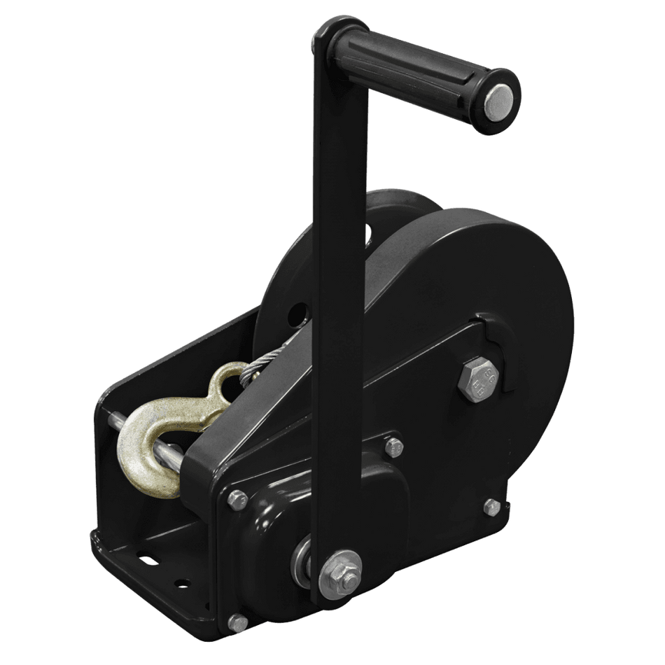 Geared Hand Winch with Brake & Cable 1130kg Capacity Model No- GWC2500B