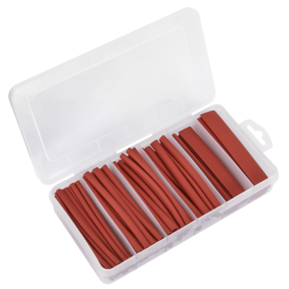 Heat Shrink Tubing Assortment 100mm 95pc - Red Model No- HST100R