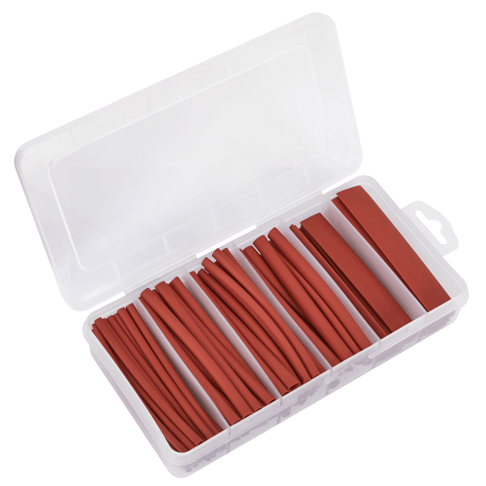 Heat Shrink Tubing Assortment 100mm 95pc - Red Model No- HST100R