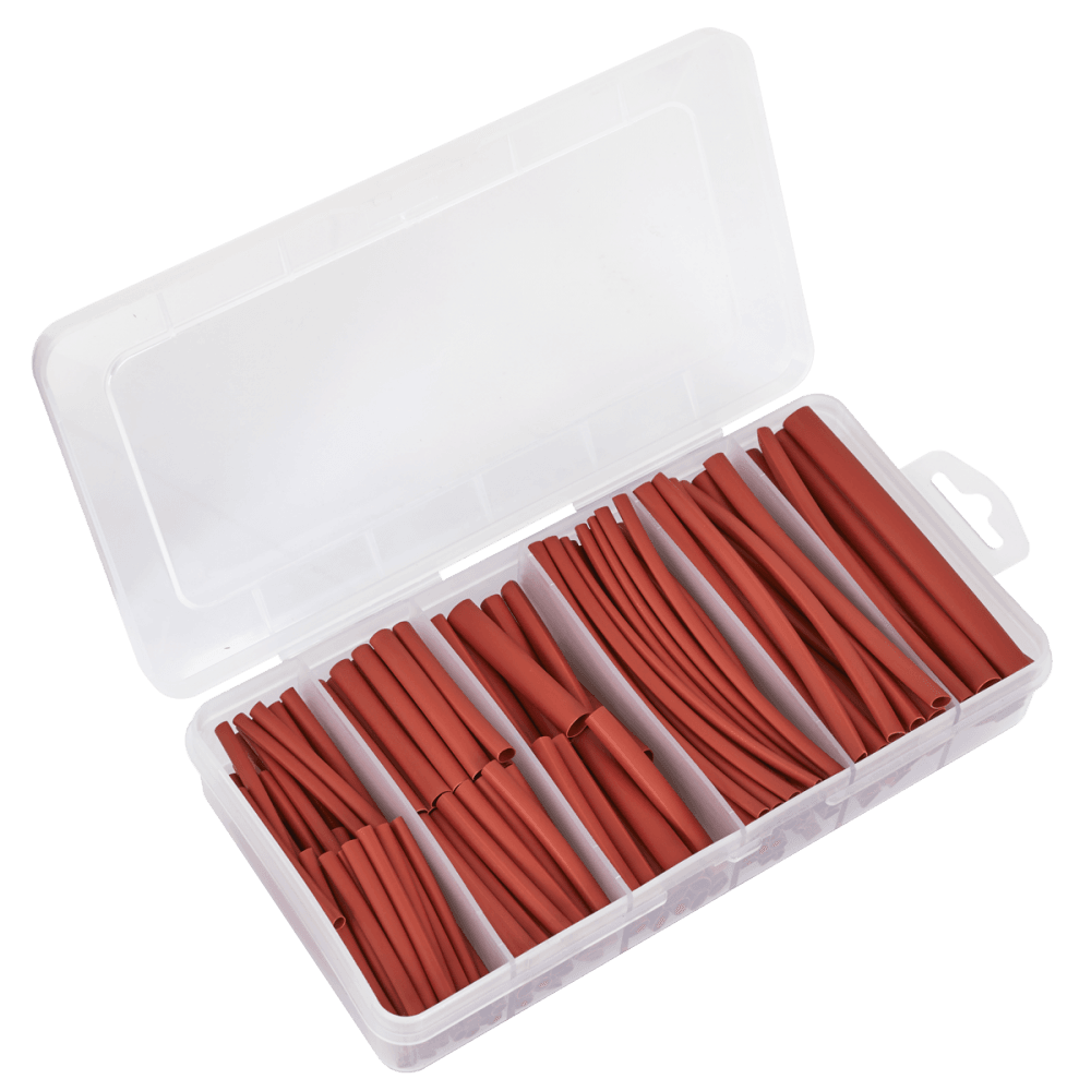 Heat Shrink Tubing Assortment 50 & 100mm 180pc - Red Model No- HST501R