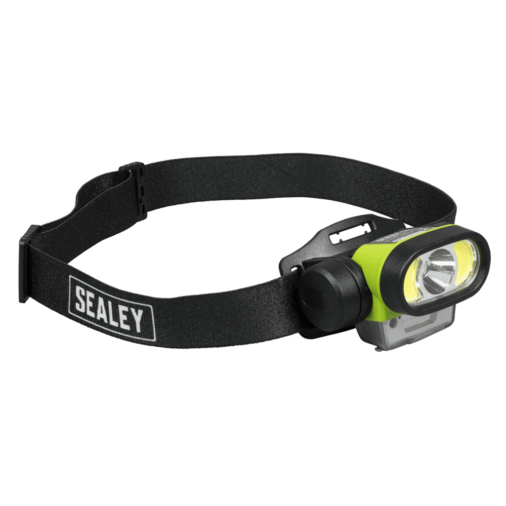 Rechargeable Head Torch with Auto-Sensor 5W & 3W COB LED Model No- HT400LED