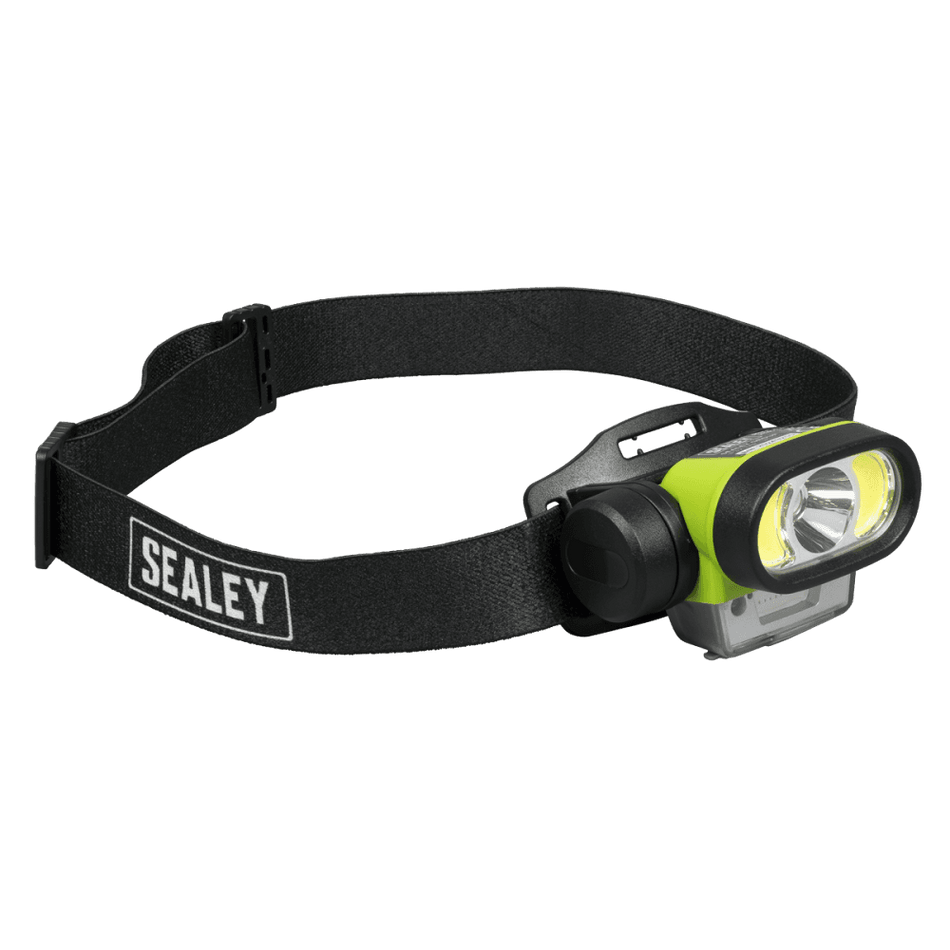 Rechargeable Head Torch with Auto-Sensor 5W & 3W COB LED Model No- HT400LED