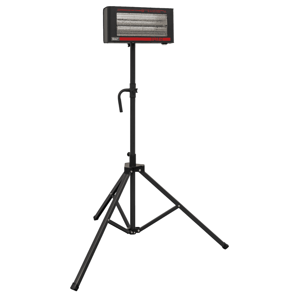 Infrared Quartz Heater with Tripod Stand 230V 1.2kW Model No- IR12CT
