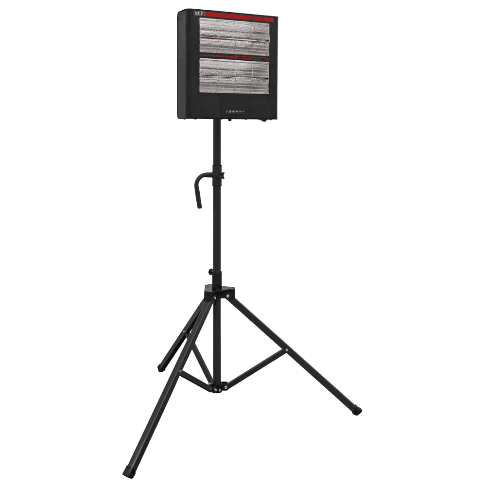 Infrared Quartz Heater with Tripod Stand 230V 1.4/2.8kW Model No- IR28CT