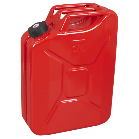 Screw Cap Metal Jerry Can 20L - Red Model No- JC20SCR