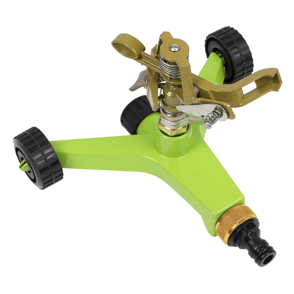 Pulsating Sprinkler with Metal Wheeled Base Model No- JS2034