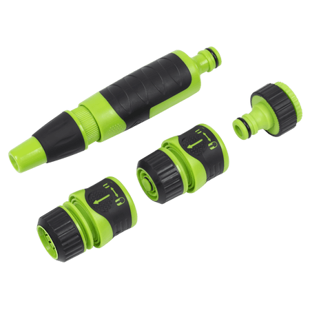 Deluxe Hose Nozzle & Connector Set 4pc Model No- JS9611